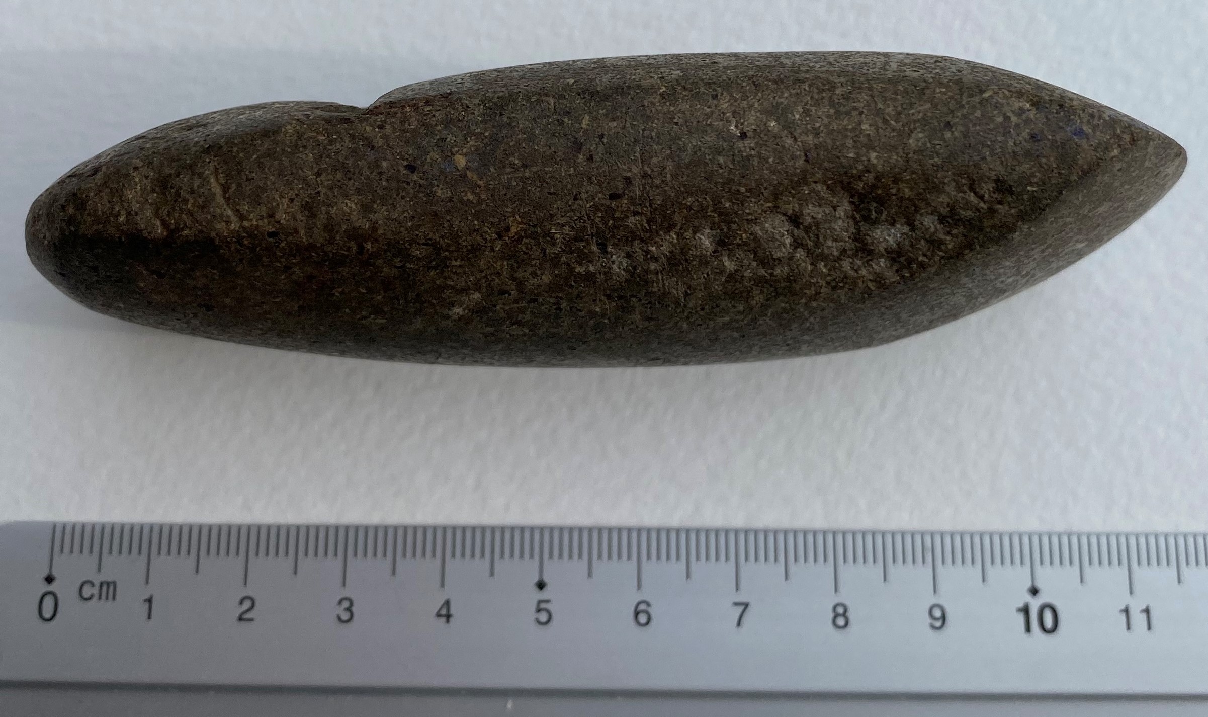 Steinbeil Am Bruche 1922 aus der geologischen Sammlung Carl Kaese